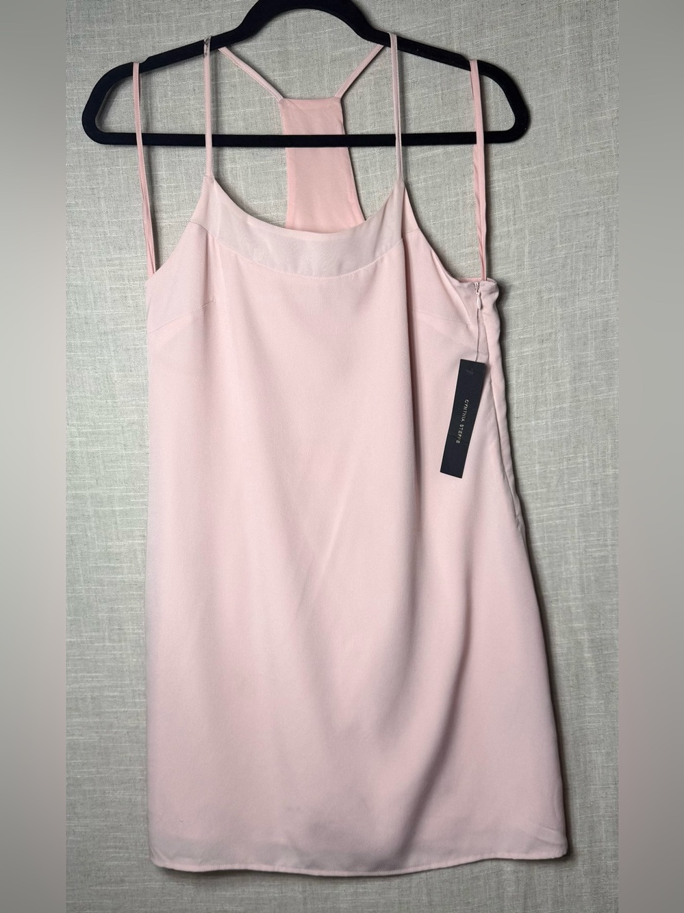 NWT Cynthia Steffe Blush Pink Racerback Shift Dress - Size 0 [Minor Flaw]